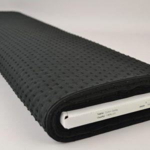 Dobby katoen - Zwart - Rol