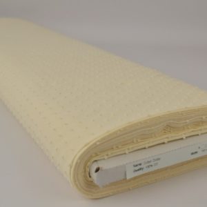 Dobby katoen - Beige - Rol