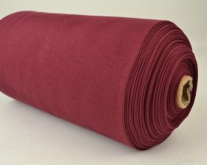 Boordstof rib - Bordeaux rood - Rol