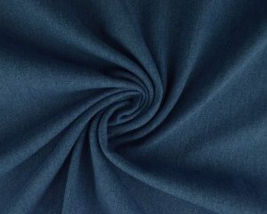 Gewassen jeans stof - Blauw