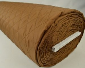 Gewatteerde voering - Donker camel - Rol