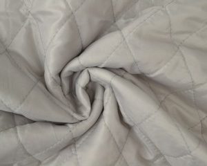Gewatteerde voering - Zilvergrijs