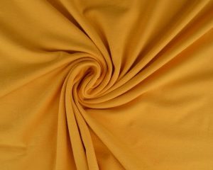 Katoen tricot - Okergeel
