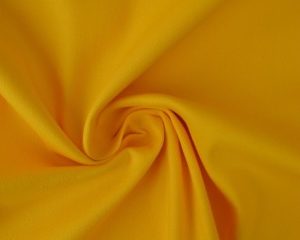 Keperkatoen stretch - Geel