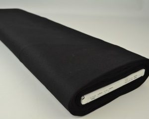 Keperkatoen stretch - Zwart - Rol