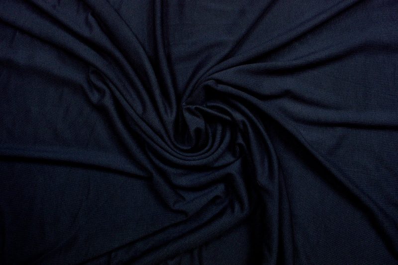 Viscose tricot - Marineblauw