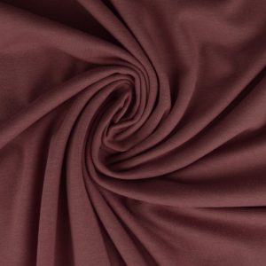 Katoen tricot - Donker oud roze