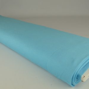 Viscose tricot - Aqua blauw - Rol