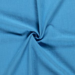 Gewassen linnen aqua blauw