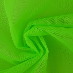 Brandvertragende tule 300cm breed - Fluor groen