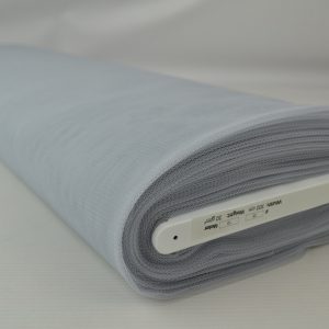 Brandvertragende tule 300cm breed - Zilvergrijs - Rol