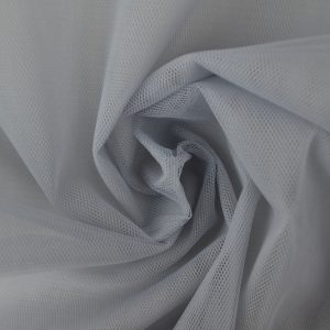 Brandvertragende tule 300cm breed - Zilvergrijs