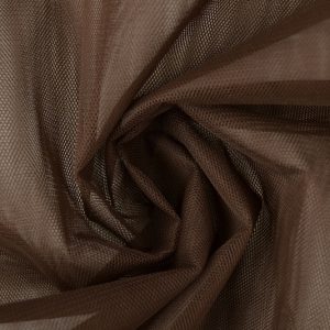 Brandvertragende tule 300cm breed - Bruin