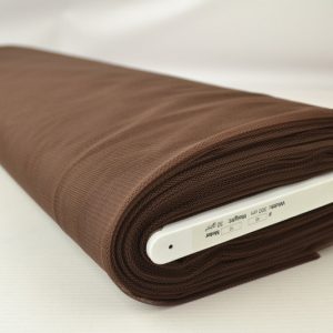 Brandvertragende tule 300cm breed - Bruin - Rol