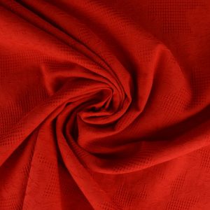 Katoen jacquard - Rood