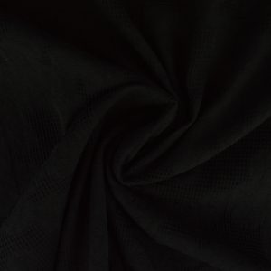 Katoen jacquard - Zwart