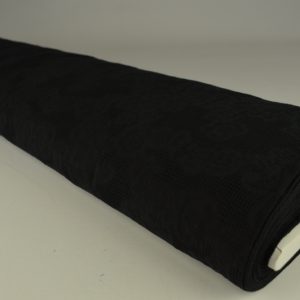 Katoen jacquard - Zwart - Rol