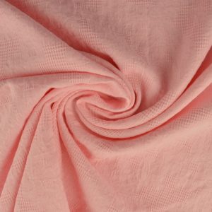 Katoen jacquard - Baby roze
