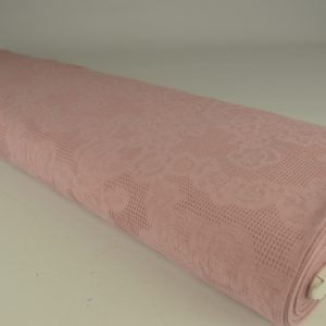 Katoen jacquard - Donker oud roze - Rol
