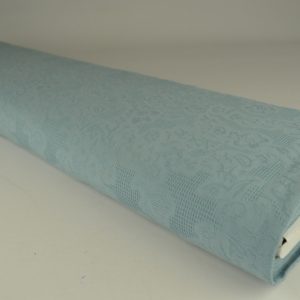 Katoen jacquard - Vintage blauw - Rol