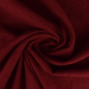 Katoen jacquard - Bordeaux rood