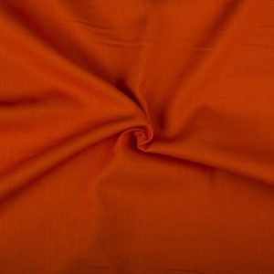 Linnen ongewassen donkeroranje