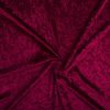 Velours de panne bordeaux rood