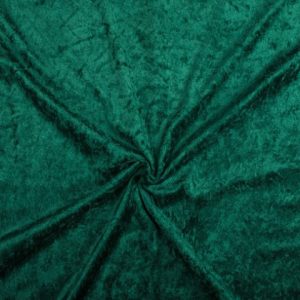 Velours de panne donkergroen