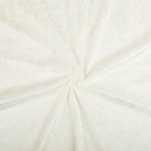 Velours de panne gebroken wit