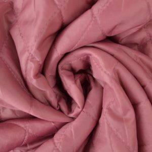 Gewatteerde voering - Donker oud roze