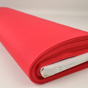 Rode waterafstotende canvas stof op rol, extra sterk en geschikt voor outdoor toepassingen