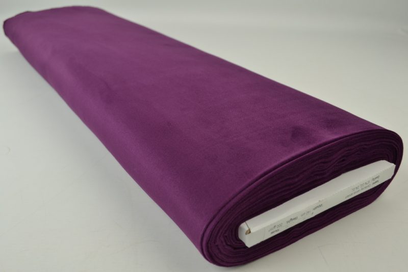 Corduroy stretch fluweel - Paars - Rol