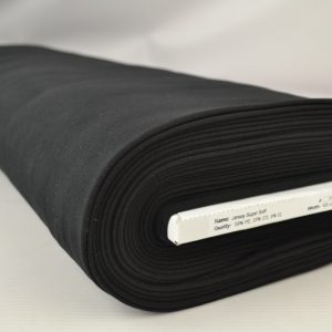 Jersey extra zacht - Zwart - Rol