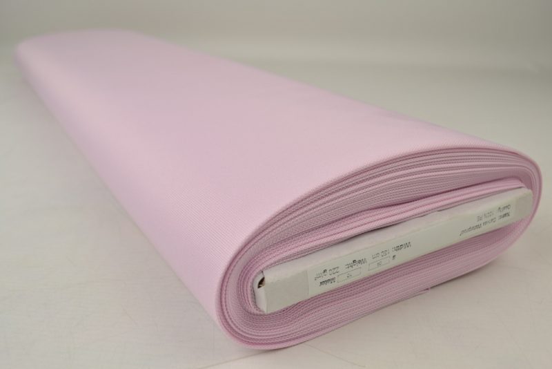 Baby roze waterafstotende canvas stof op rol, extra sterk en geschikt voor outdoor toepassingen