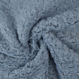 Gekrulde teddy bont - Grijs