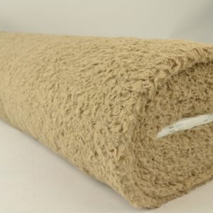 Gekrulde teddy bont - Camel - Rol