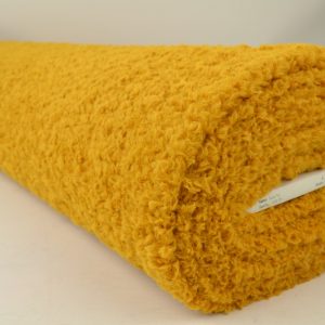 Gekrulde teddy bont - Donker okergeel - Rol