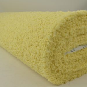 Gekrulde teddy bont - Licht geel - Rol