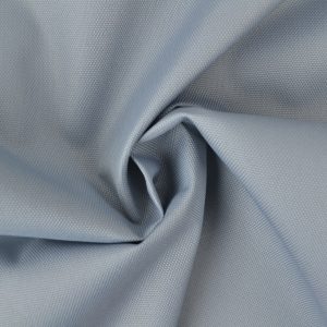 Zilvergrijs waterafstotende canvas stof met grove weefstructuur, waterafstotend en geschikt voor afdekzeilen en outdoor