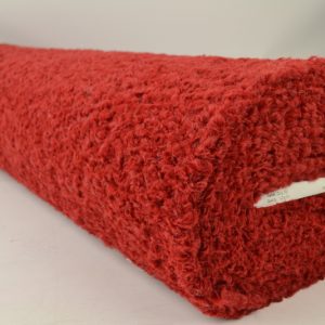 Gekrulde teddy bont - Donkerrood - Rol