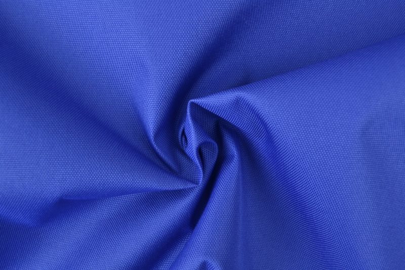 Donkerblauw waterafstotende canvas stof met grove weefstructuur, waterafstotend en geschikt voor afdekzeilen en outdoor