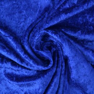 Crushed velvet - Donkerblauw