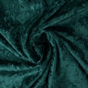 Crushed velvet - Donkergroen