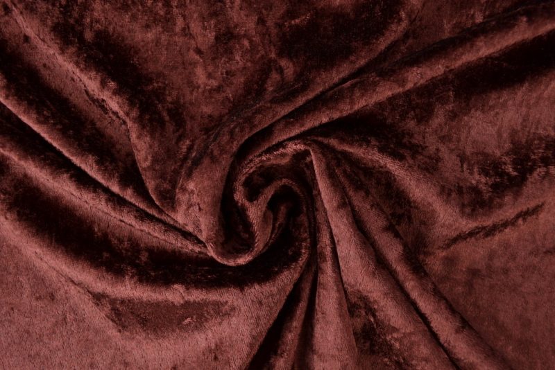 Crushed velvet - Bruin