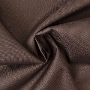 Bruin waterafstotende canvas stof met grove weefstructuur, waterafstotend en geschikt voor afdekzeilen en outdoor
