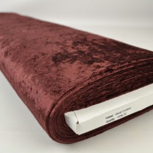 Crushed velvet - Bruin - Rol