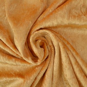 Crushed velvet - Okergeel