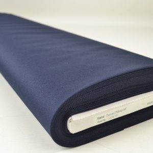 Marineblauw waterafstotende canvas stof op rol, extra sterk en geschikt voor outdoor toepassingen