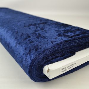 Crushed velvet - Marineblauw - Rol