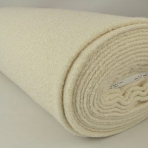 Bouclé stof - Gebroken wit - Rol